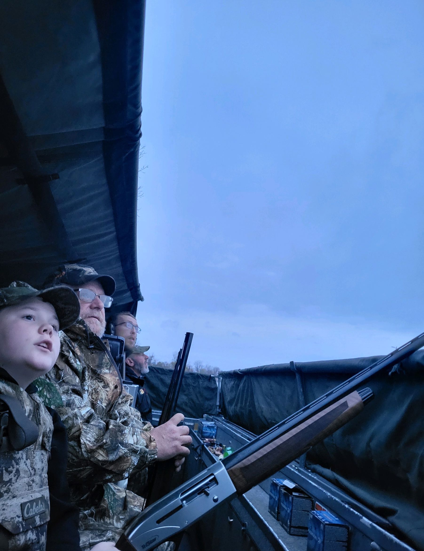 Three people hunting in Ohio