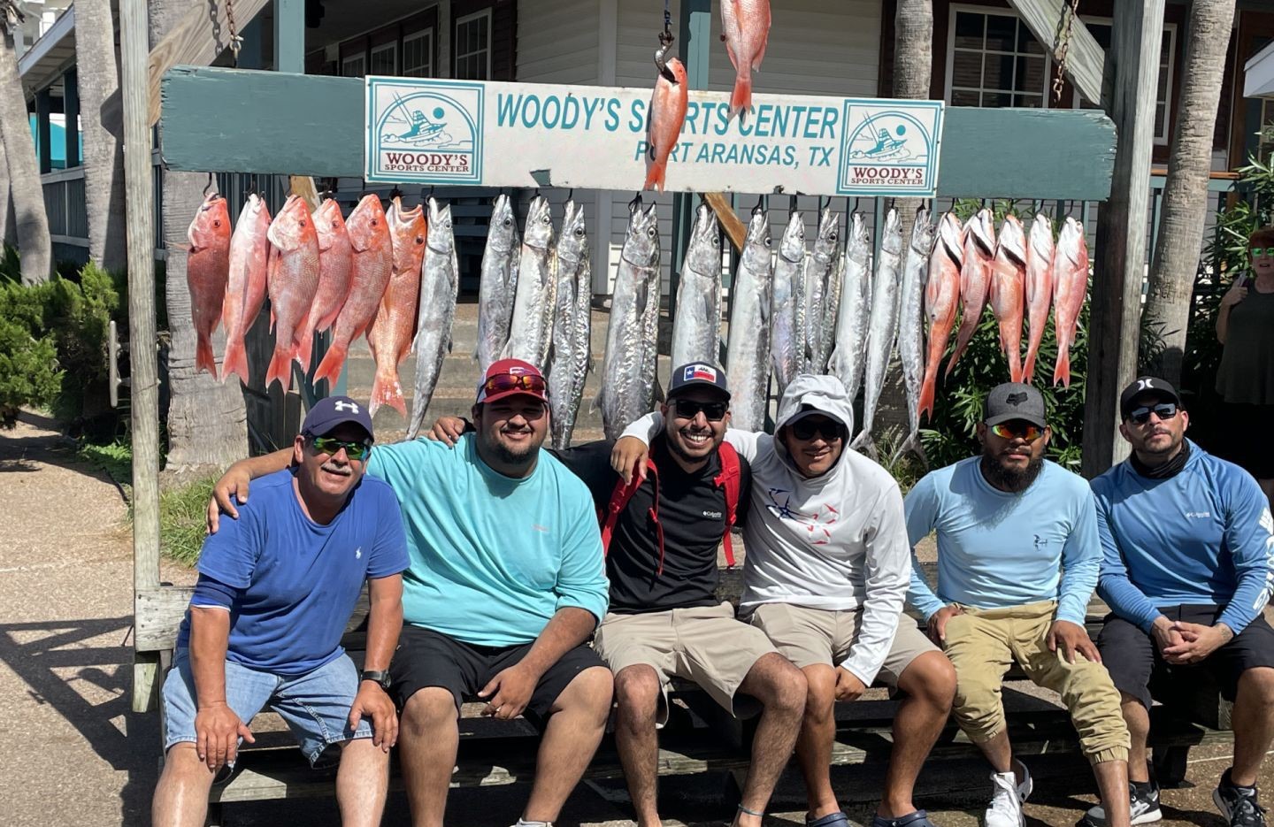 6 people fishing in TX