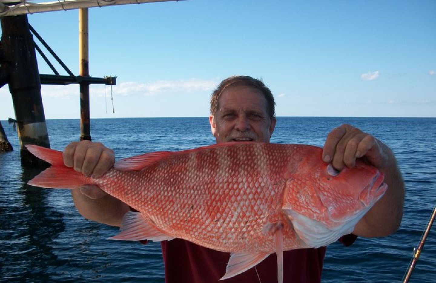 Angler with a 29-inch fish in Port Aransas