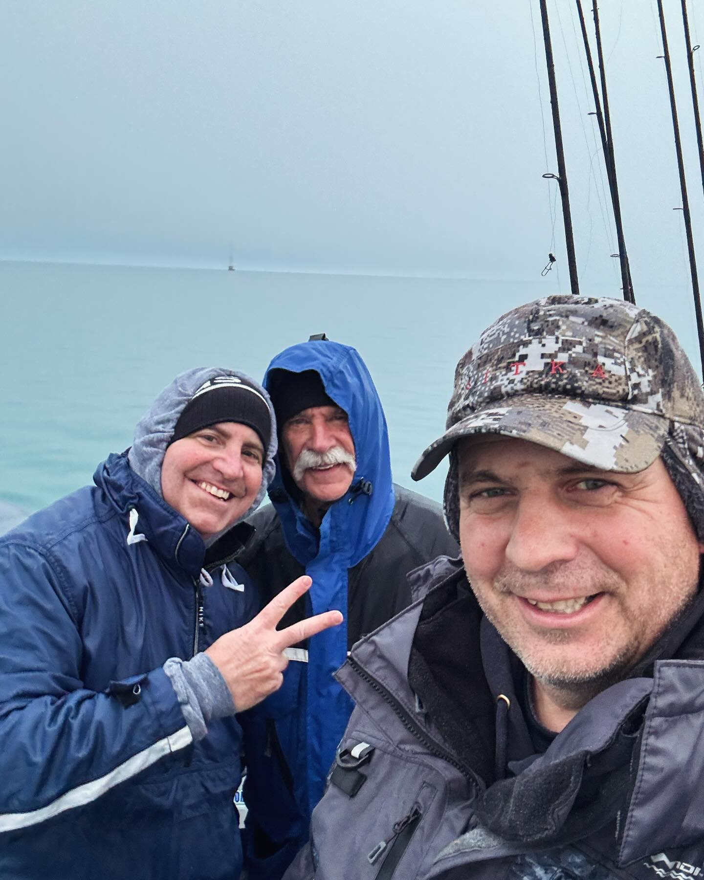 3 people on a cruises and fishing trip in Detroit