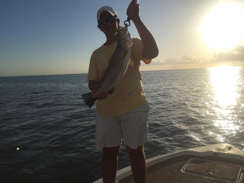 A lone fisherman in Texas