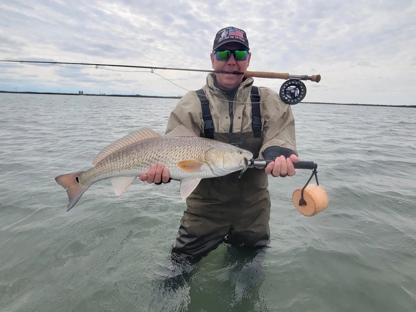 Redfish caught by angler in Texas