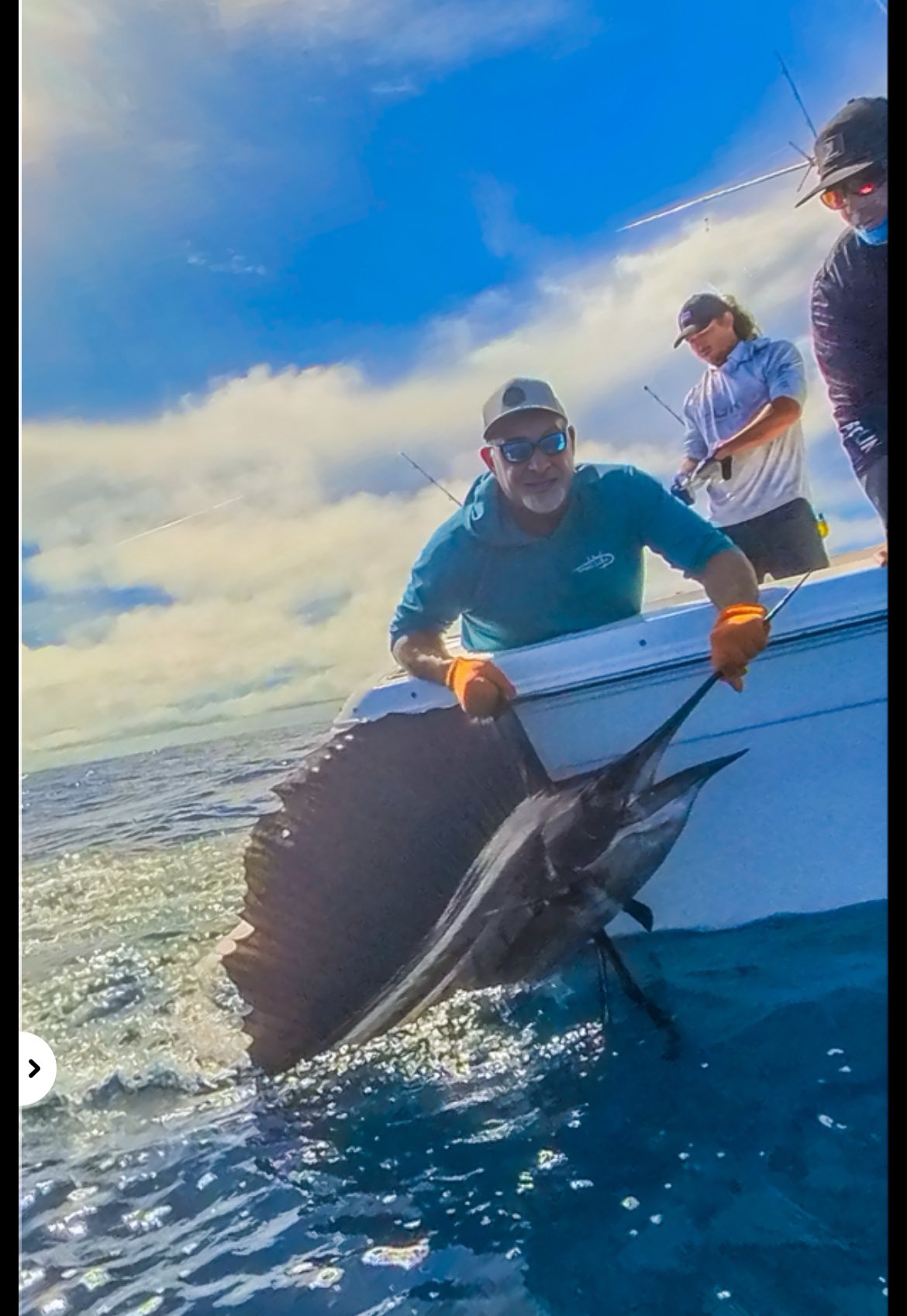 Three people in Puntarenas Province enjoying fishing tours