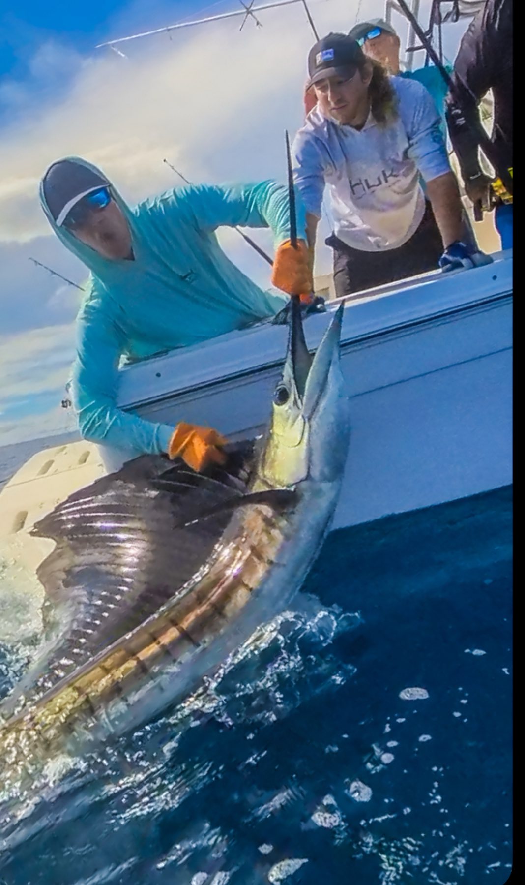 A person fishing in Herradura, Costa Rica