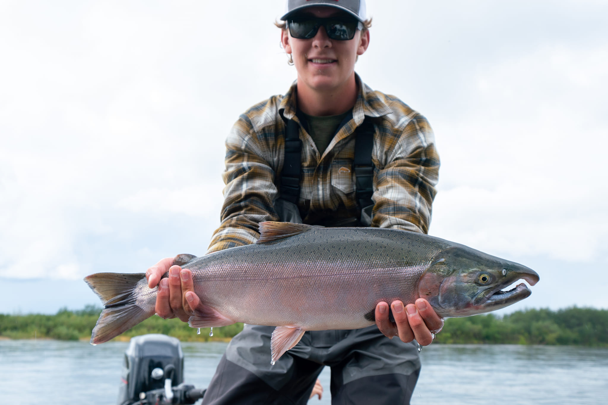 Sockeye salmon fishing in AK