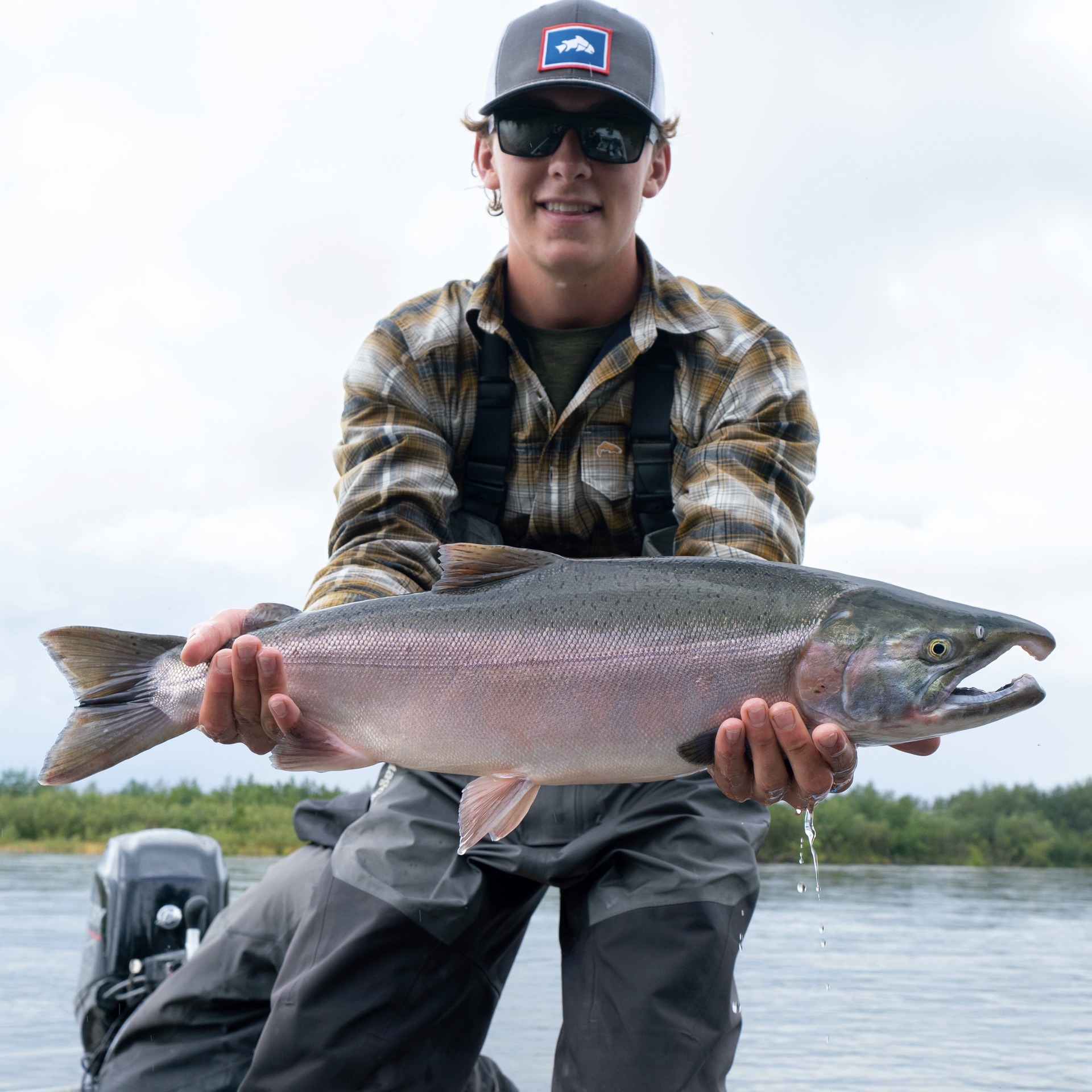 Sockeye Salmon caught while fishing in Koliganek