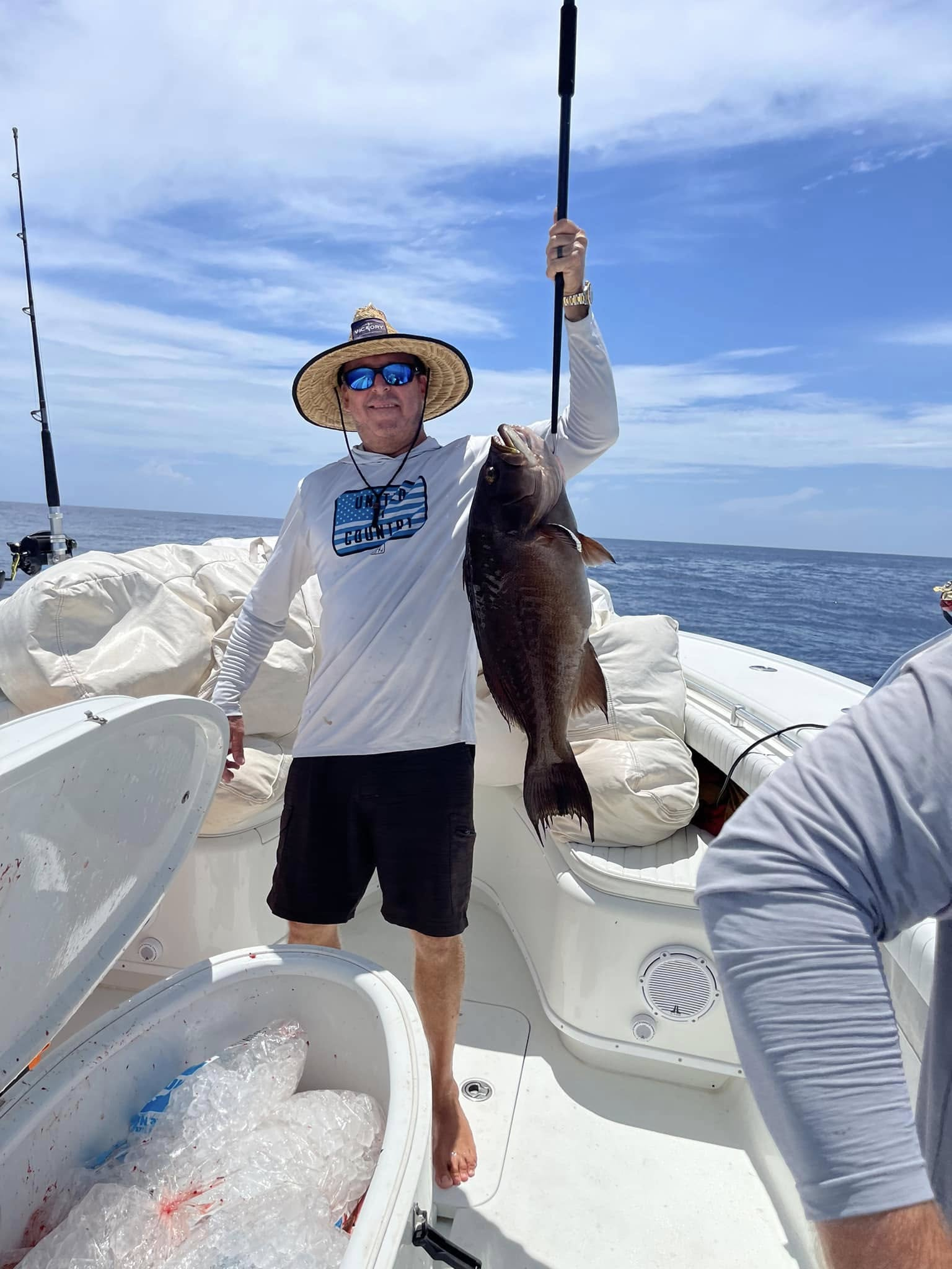 Angler with big fish catch in Port Orange