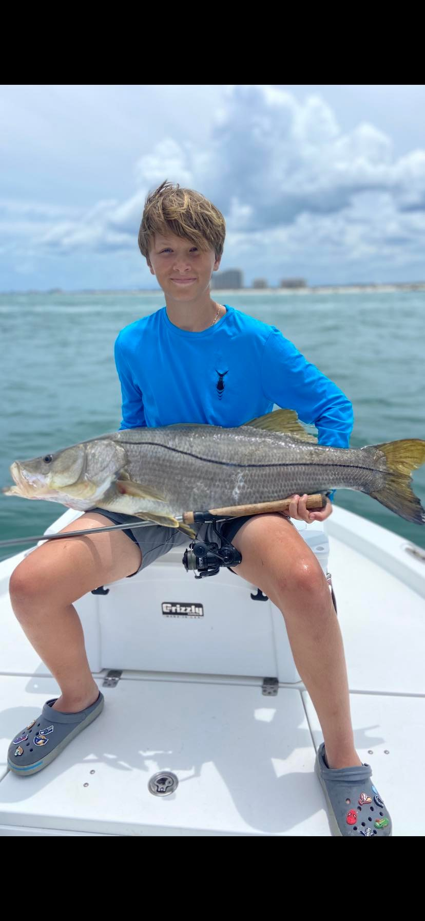 Snook fish caught by person in Port Orange