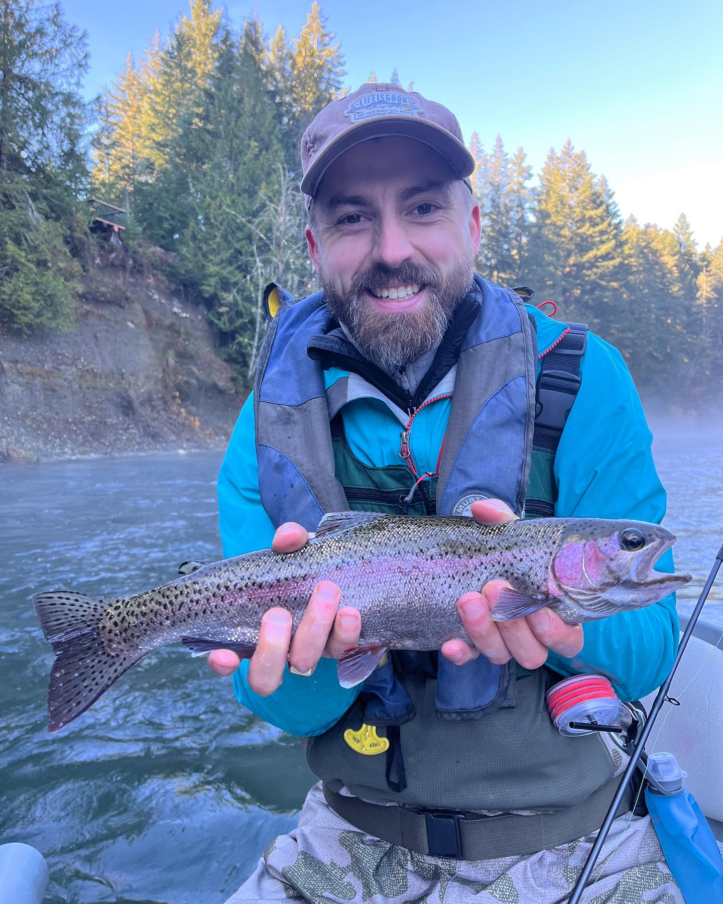 Rainbow Trout fishing at Lake Cowichan