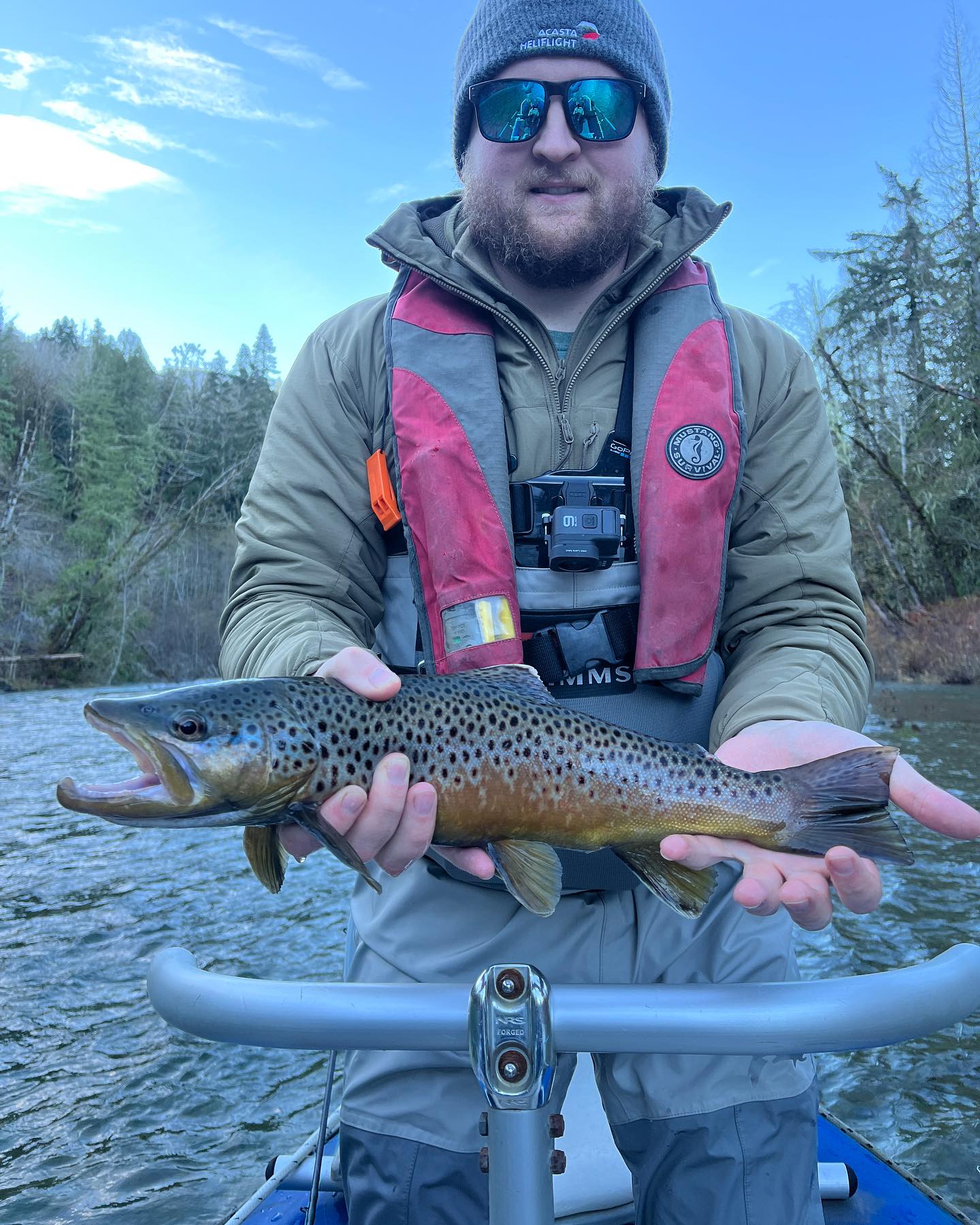 A single sea trout caught in BC