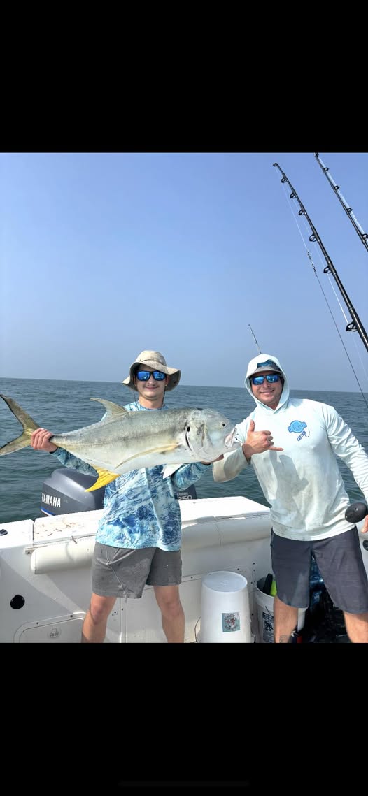 Crevalle jack caught while fishing in Corpus Christi TX waters