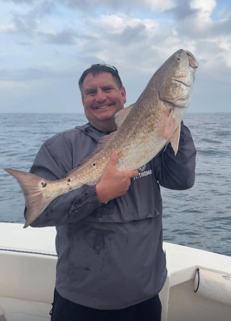 Lone angler fishing in TX