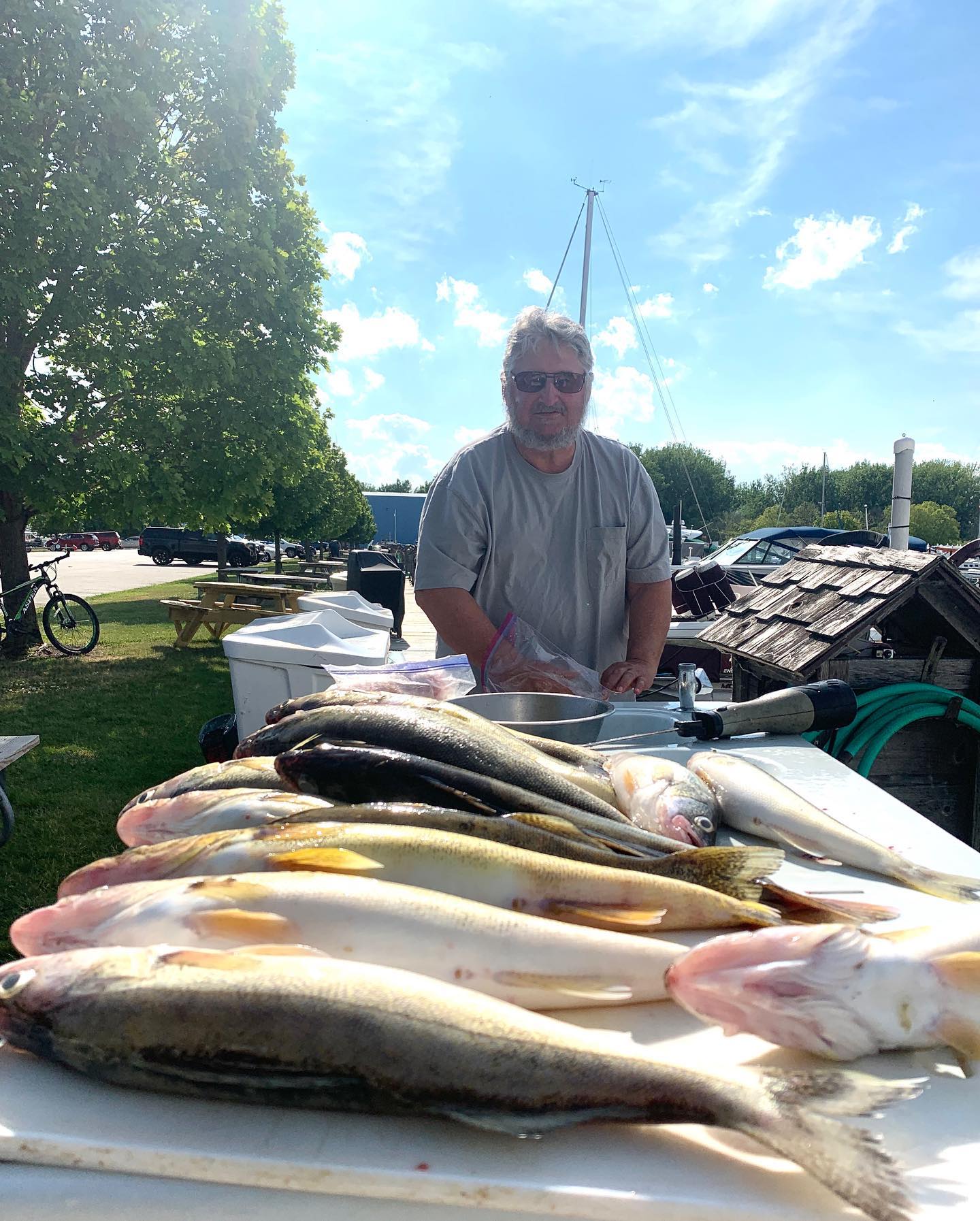 2 big fish caught while fishing in MI