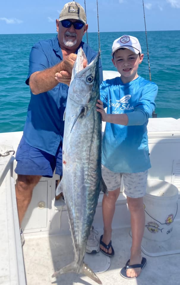 King mackerel caught fishing in Little Torch Key FL waters