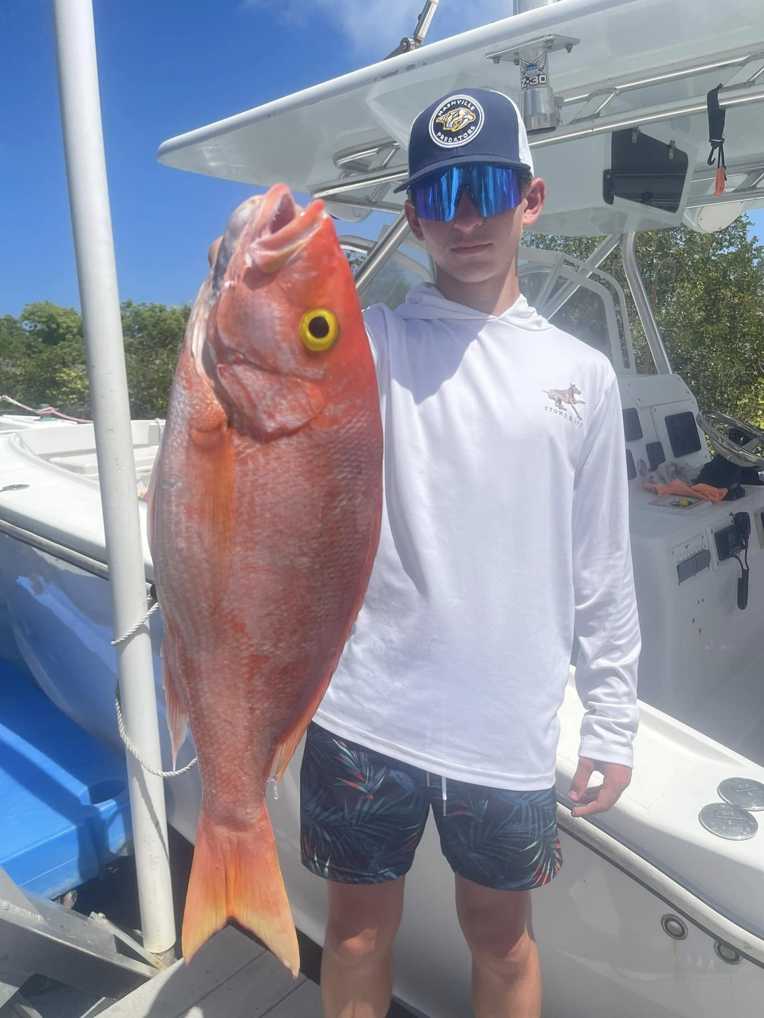 Silk snapper caught fishing in Little Torch Key FL