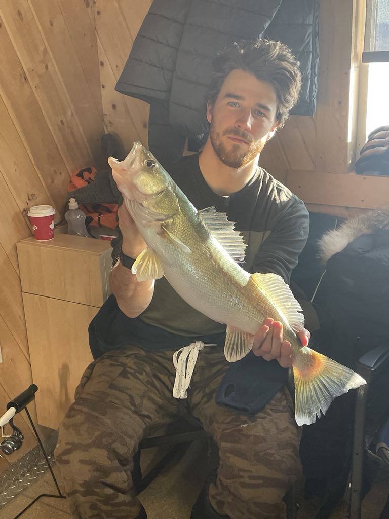 A lone angler fishing in MB