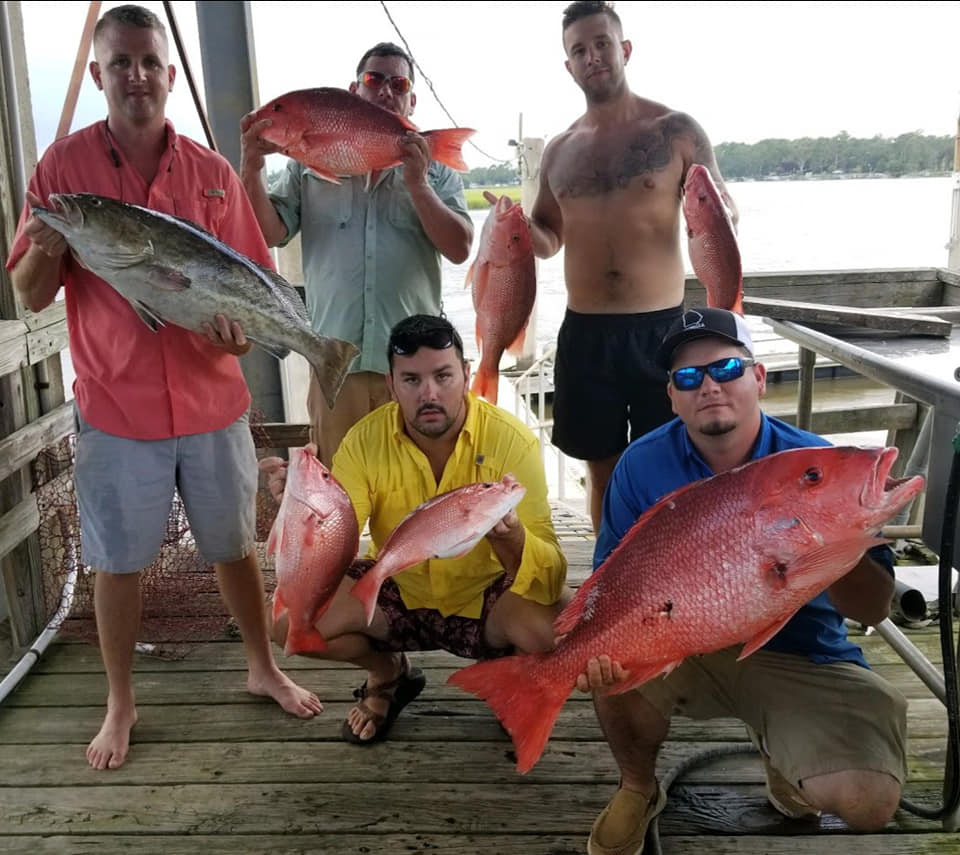 Mutton Snapper and Gag Grouper, 6 big fish caught in Midway