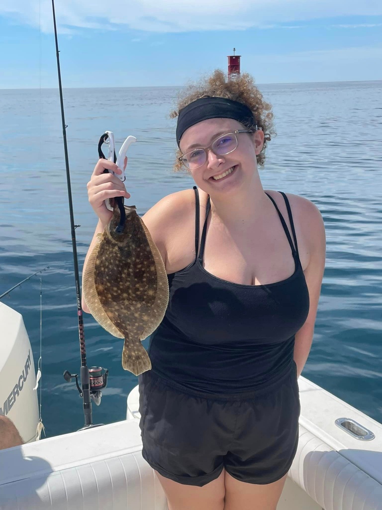 Southern Flounder, 10-inch fish caught in Avalon
