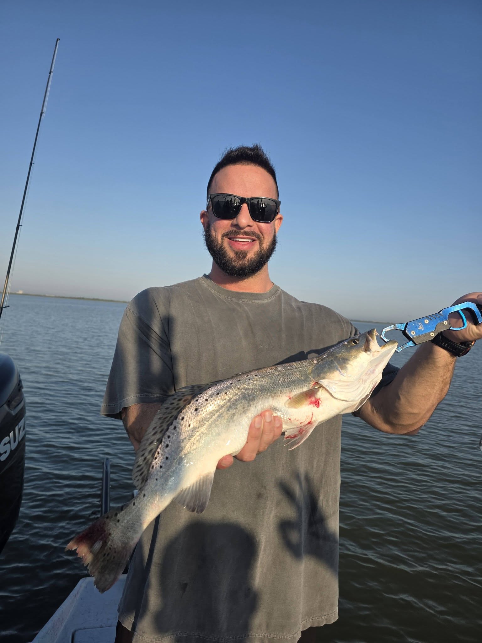 Speckled trout catch from Texas City TX fishing trip