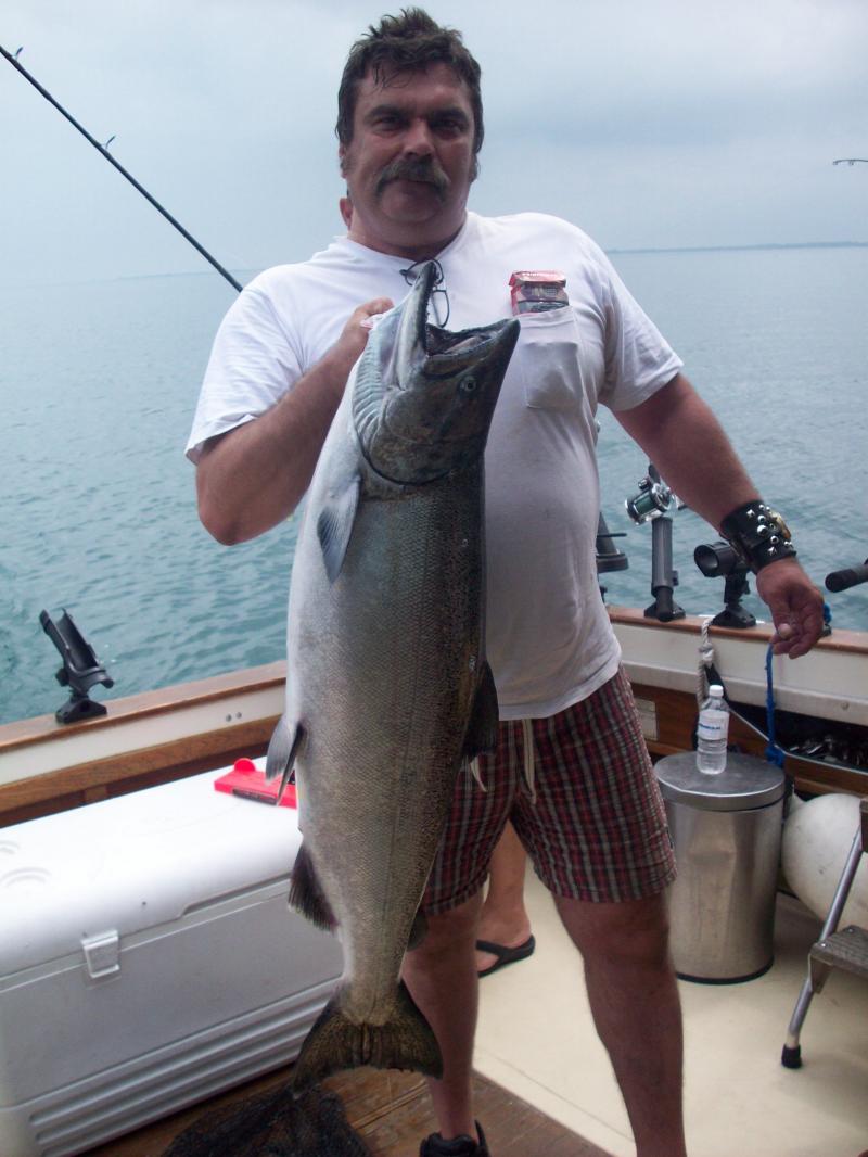 Great catch of a big 28-inch fish while fishing in ON