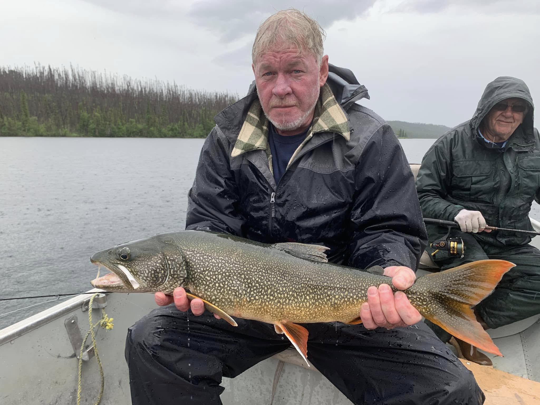 Bull trout fishing in YT