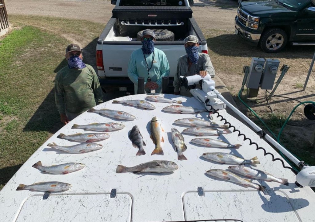 Two anglers in Texas fishing for a great catch