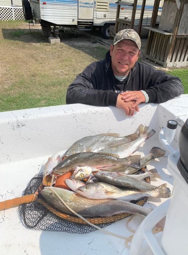 Two 15-inch fish caught by one angler in Falfurrias