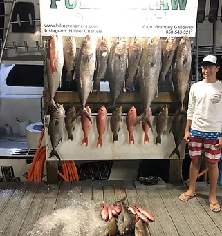 Fishing for 10 big fish in Destin
