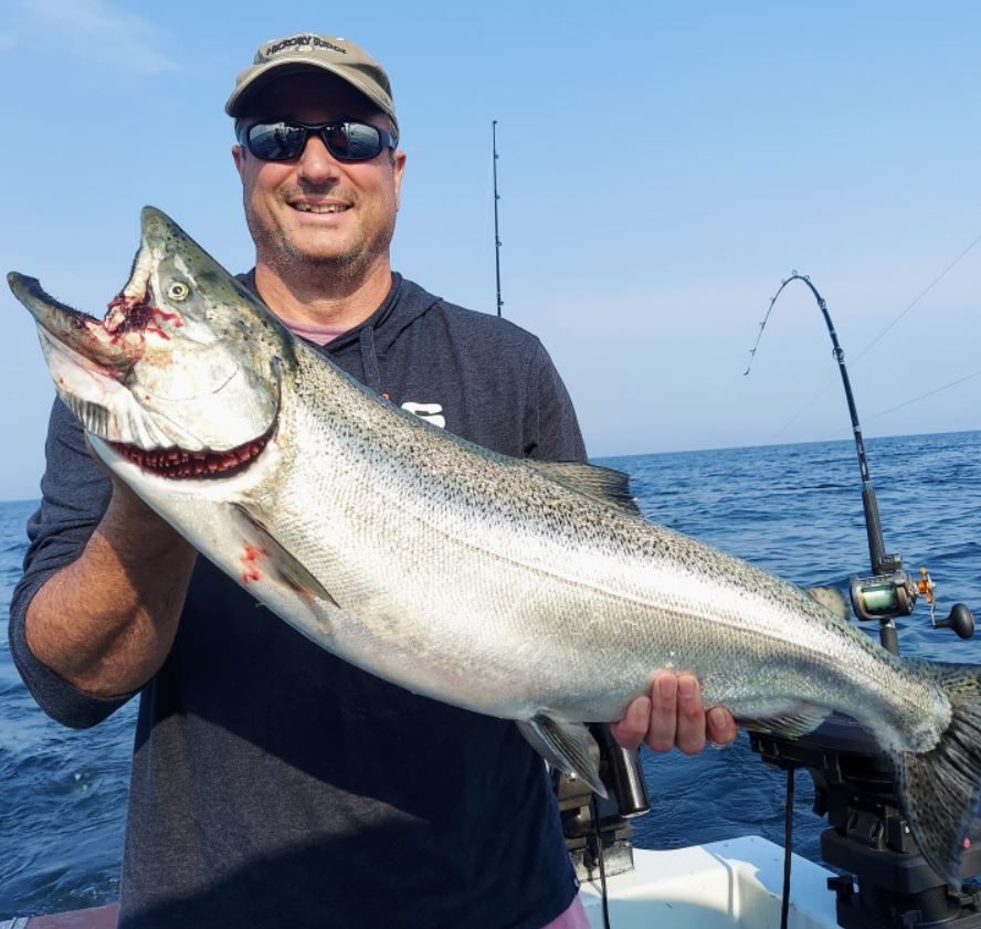 Angler with 29-inch fish in New York