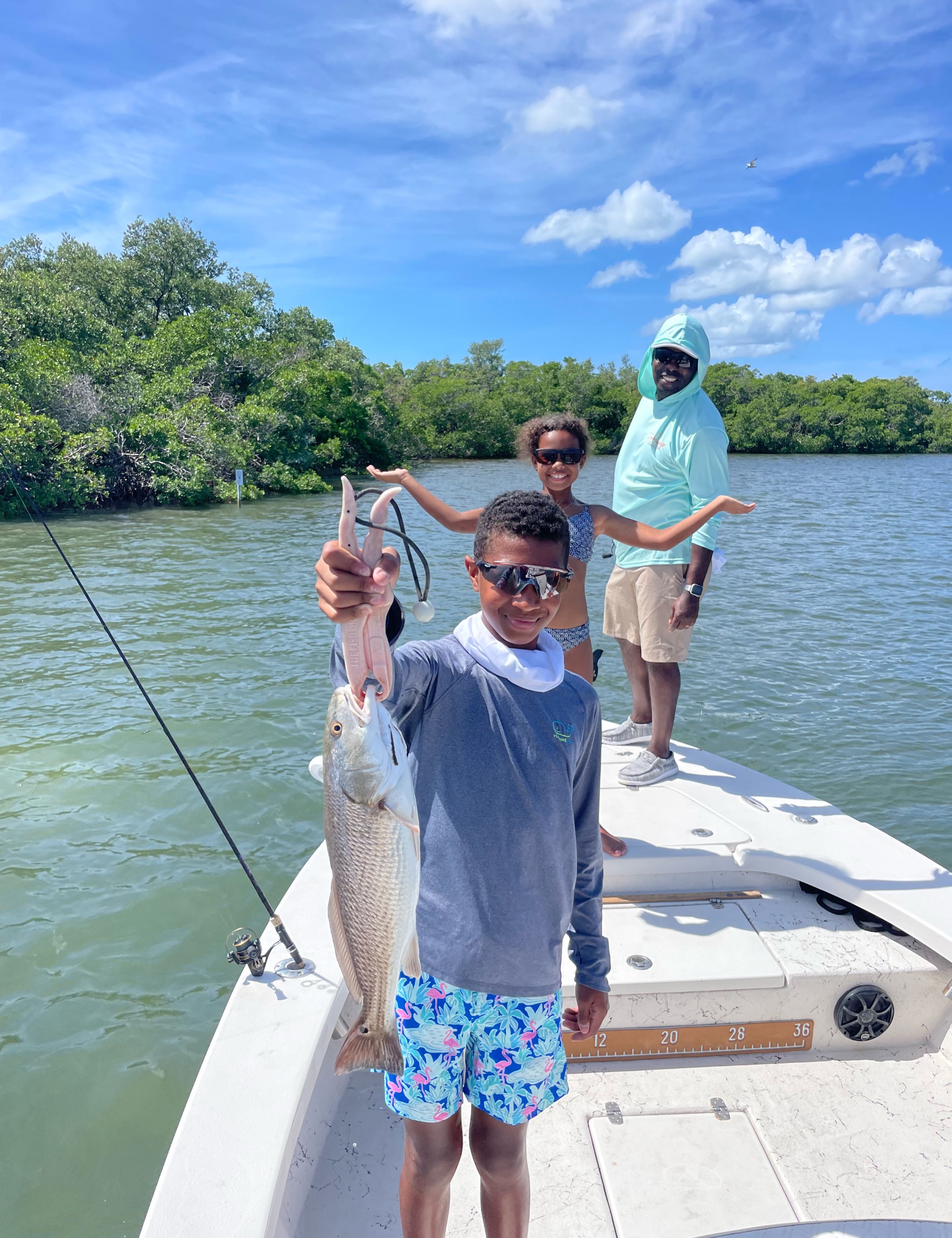 Redfish caught while fishing in FL