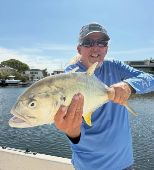 Crevalle jack caught while fishing in Delray Beach FL
