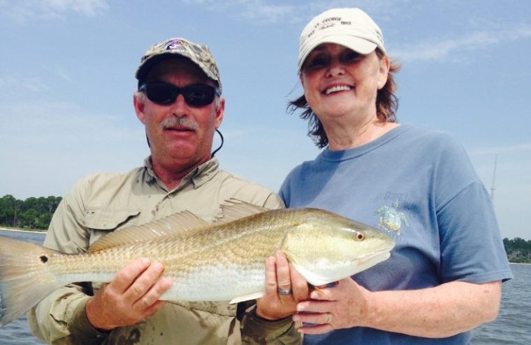 A big redfish caught in FL