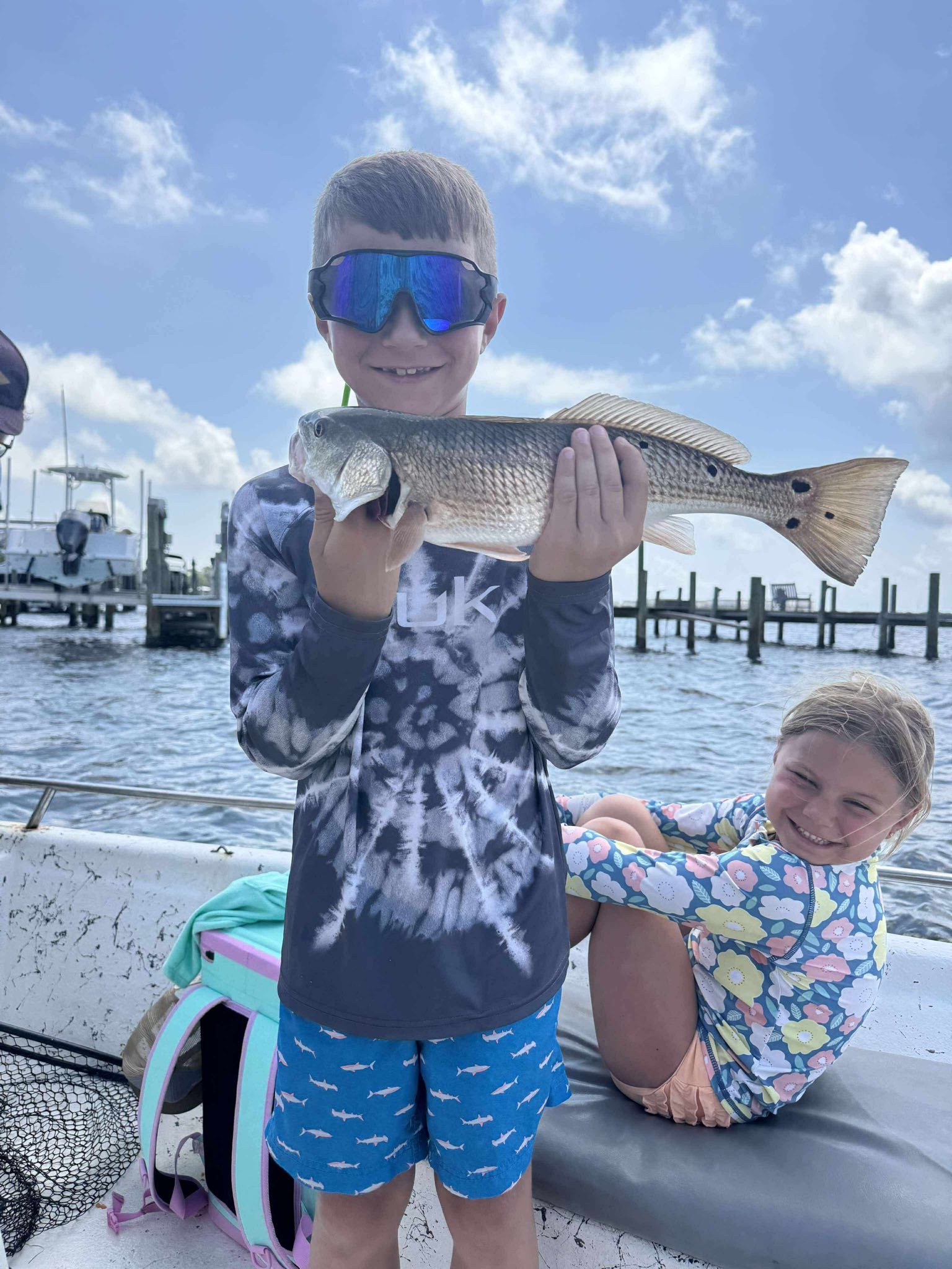 Redfish caught on fishing trip at Okaloosa Island