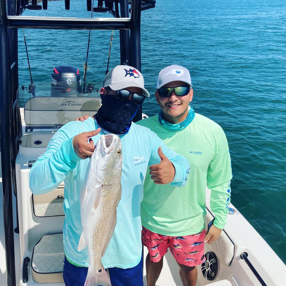 Redfish caught on a fishing trip in NC