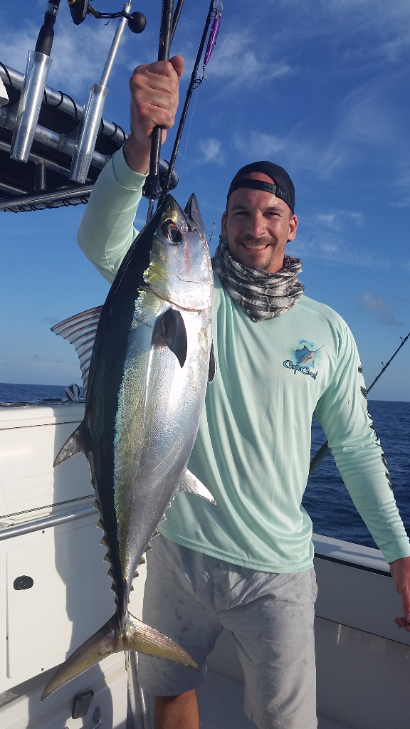 Blackfin Tuna fish caught while fishing in FL