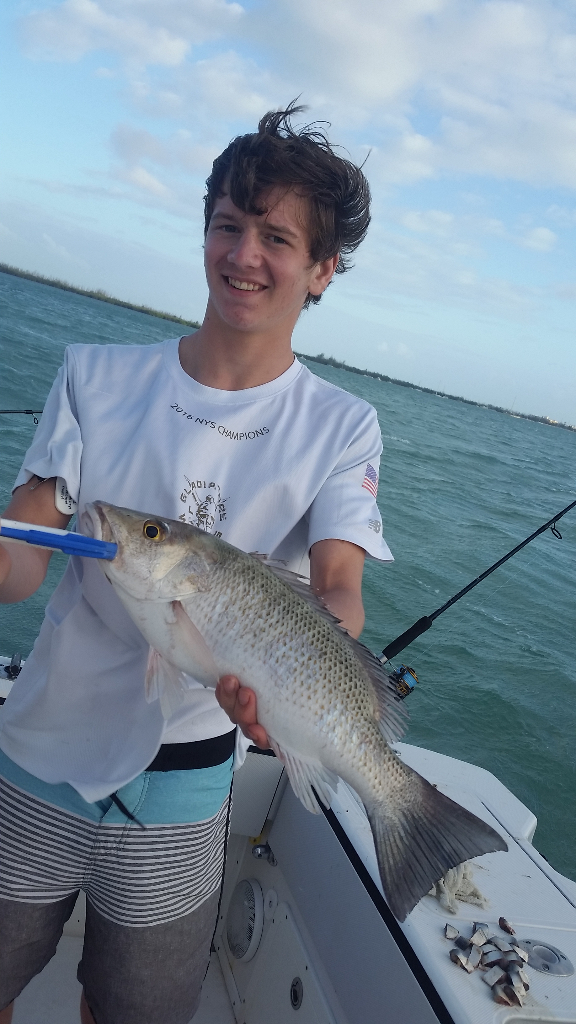 A person fishing in Key West