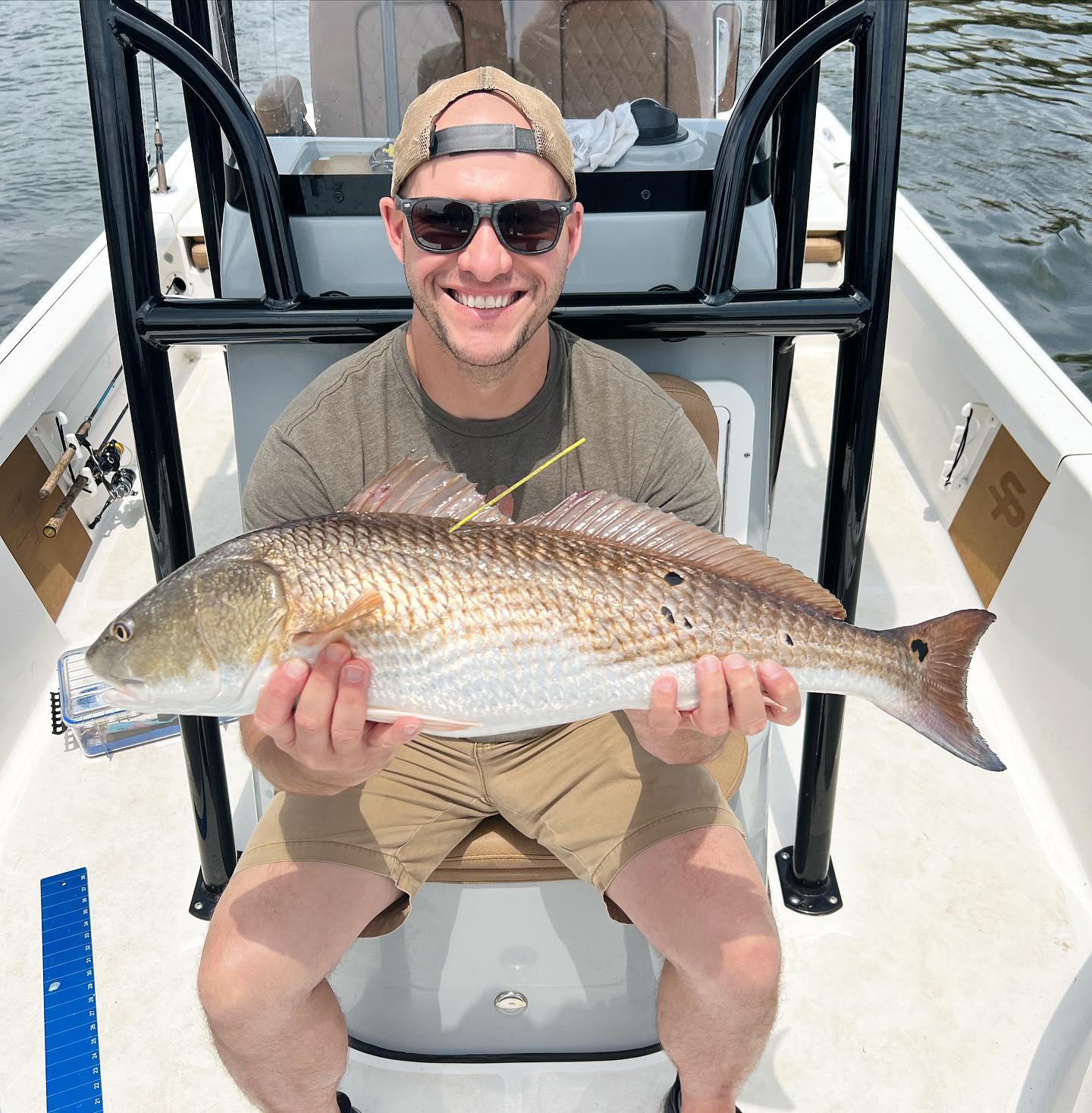 Redfish caught in SC fishing