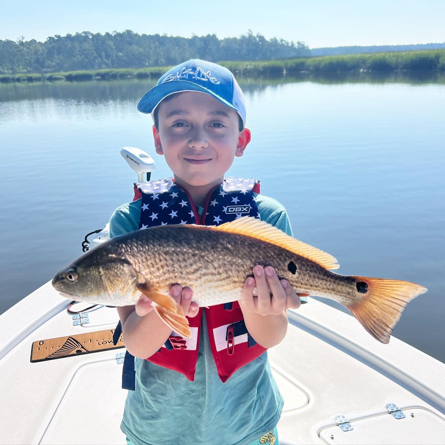 Redfish caught in Hanahan