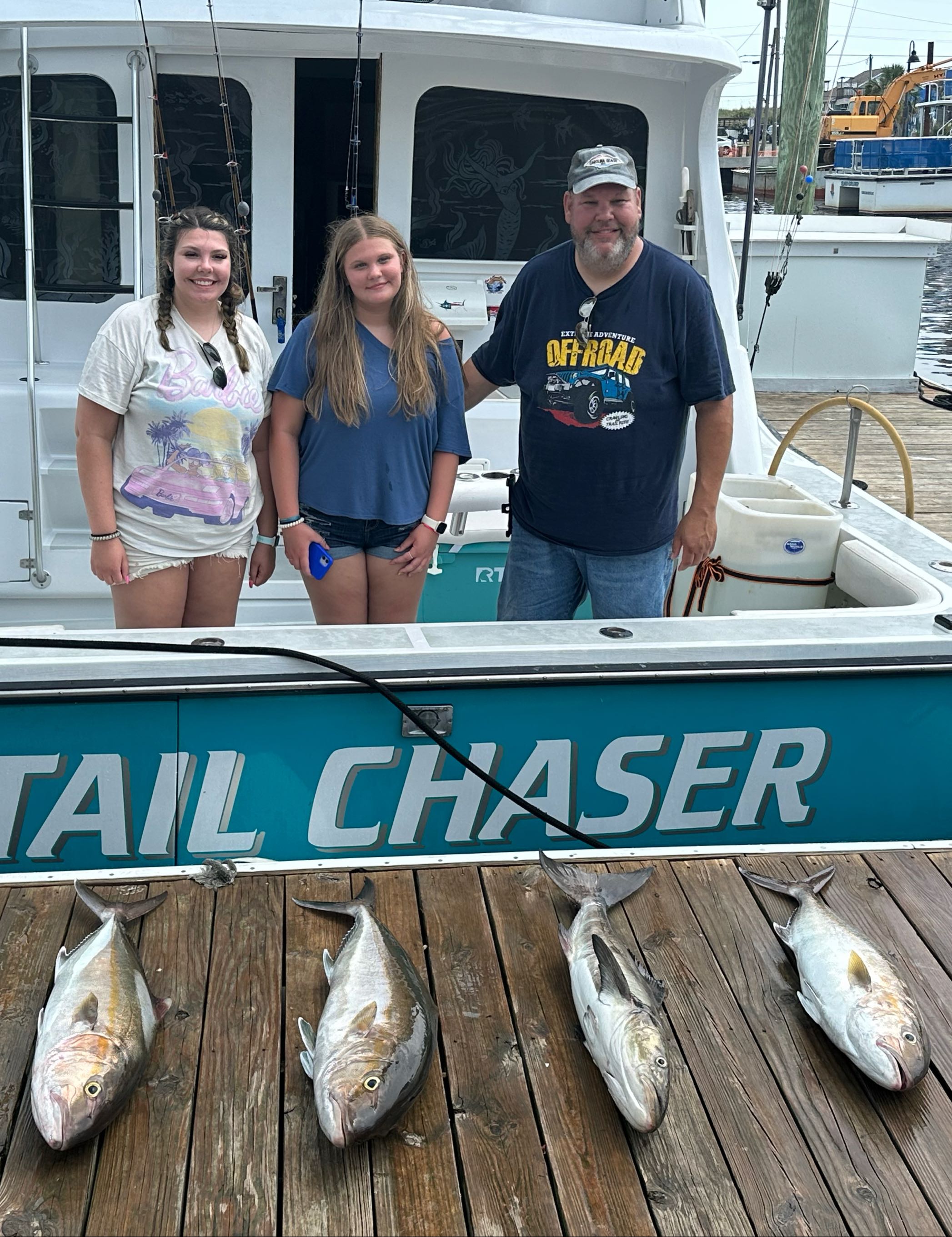 Longfin Yellowtail fish caught at Carolina Beach