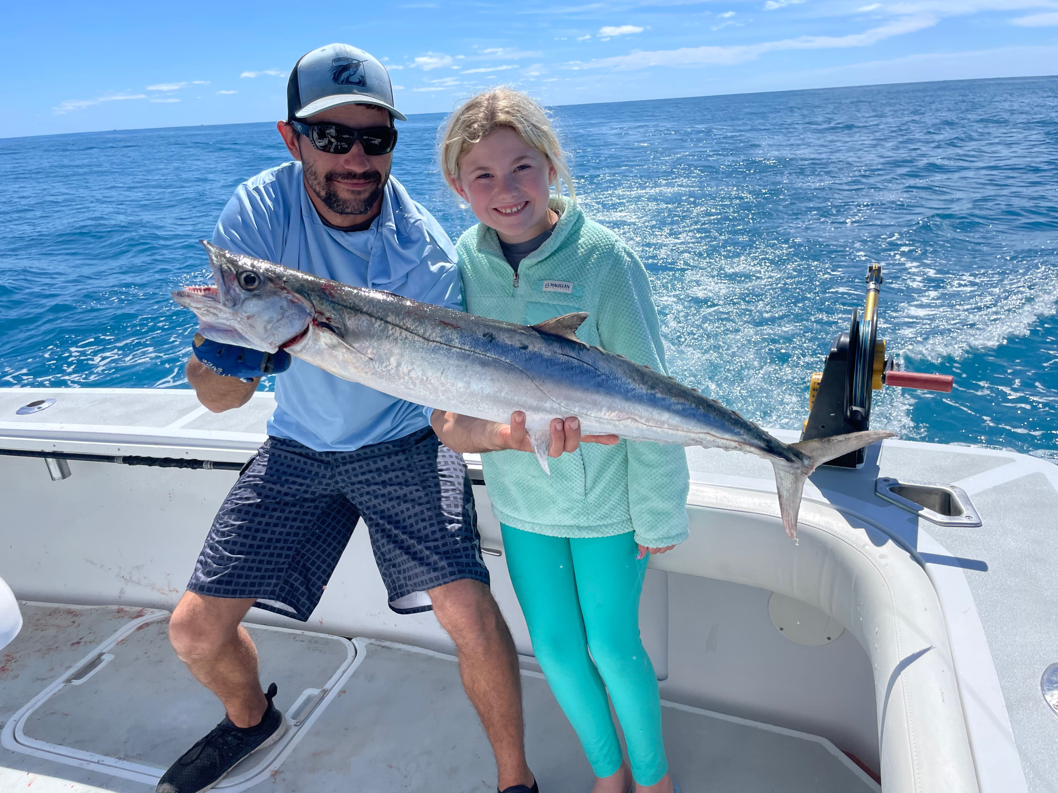 King Mackerel, 33-inch fish caught while fishing in NC