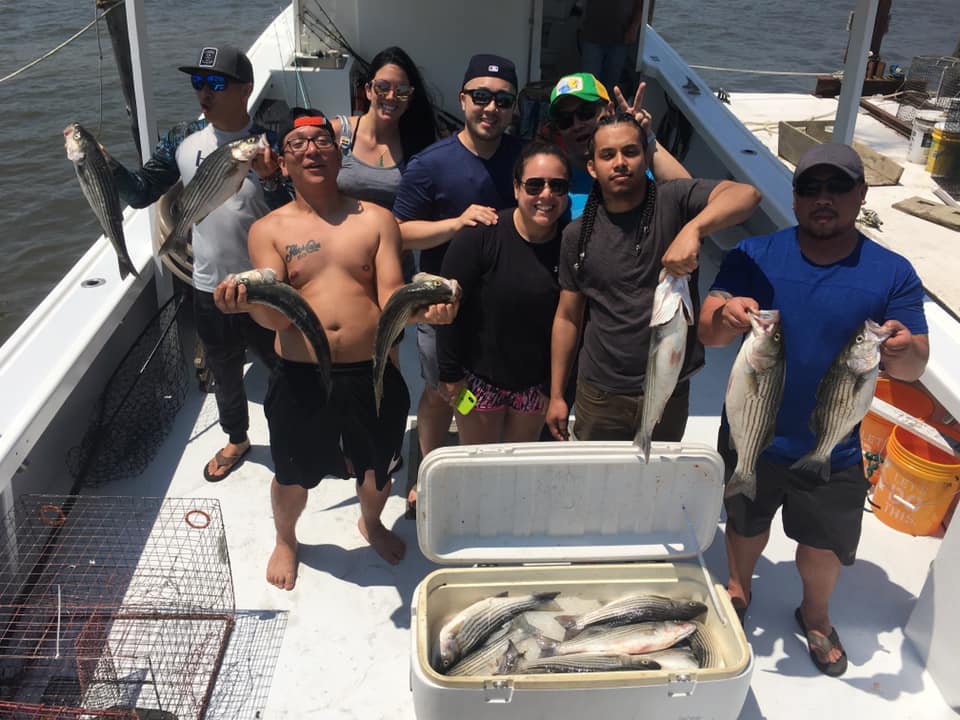 2 bluefish caught fishing in MD
