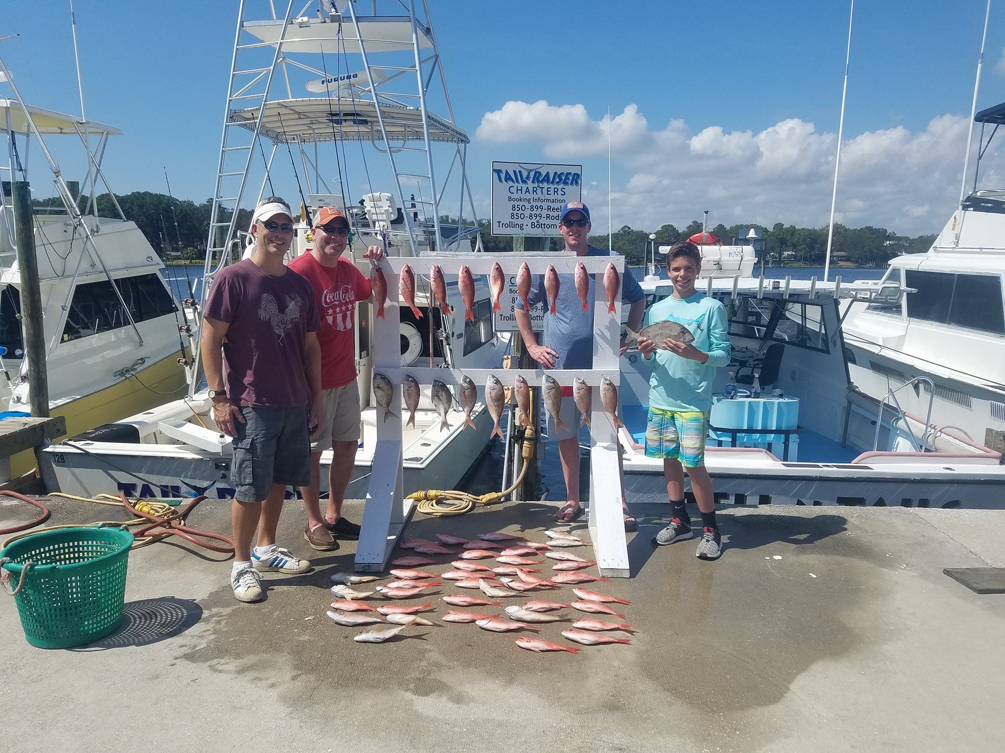 Four anglers fishing in Florida
