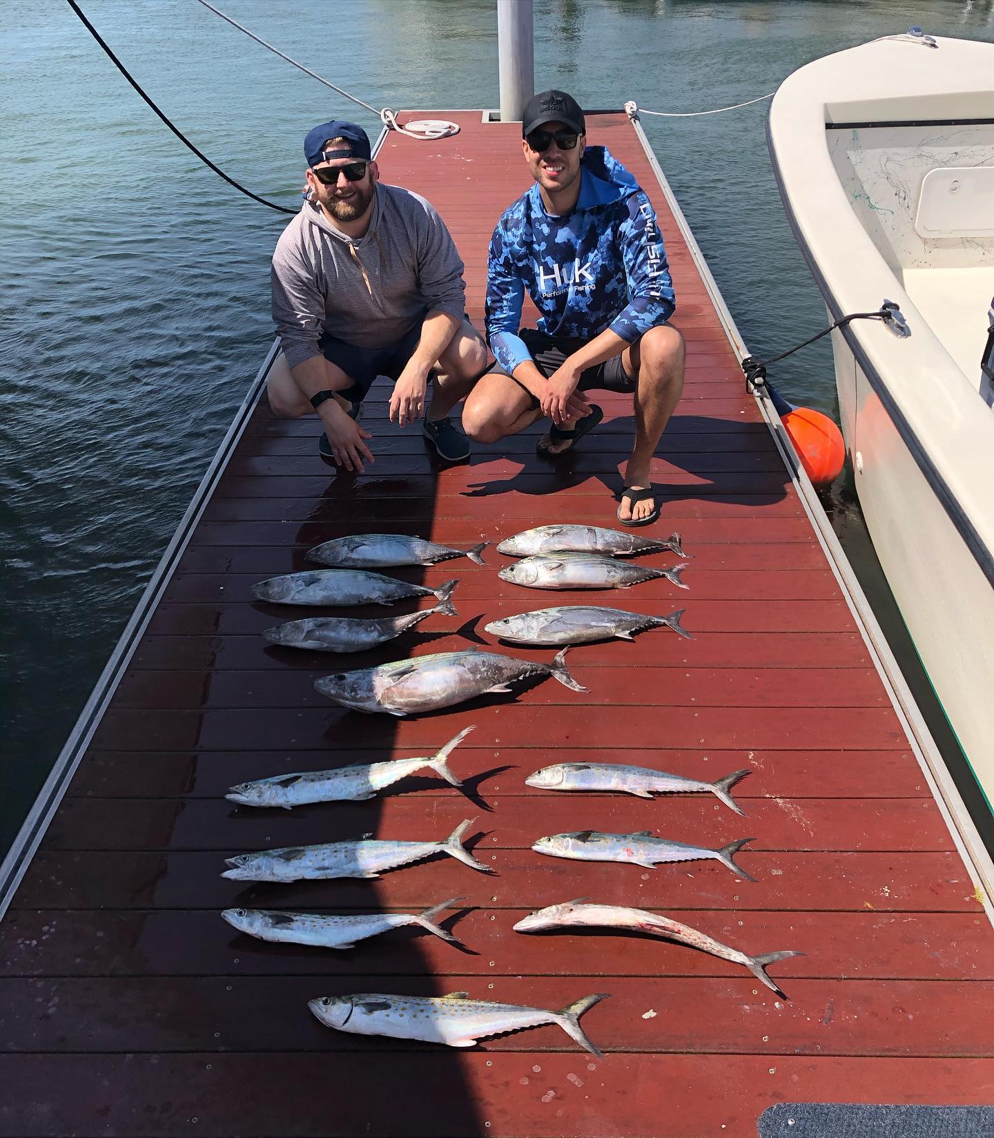 8 spanish mackerel caught at wrightsville beach