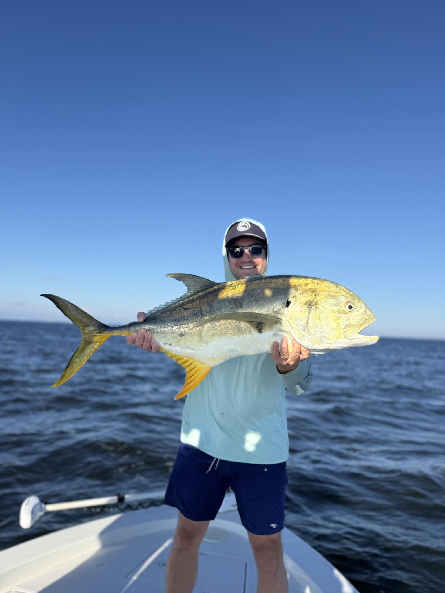 Crevalle jack caught while fishing in Freeport FL waters