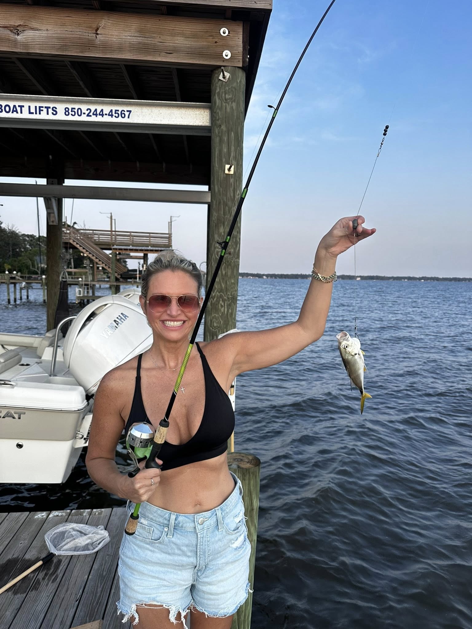 Greater Amberjack fish caught on fishing tour in Miramar Beach