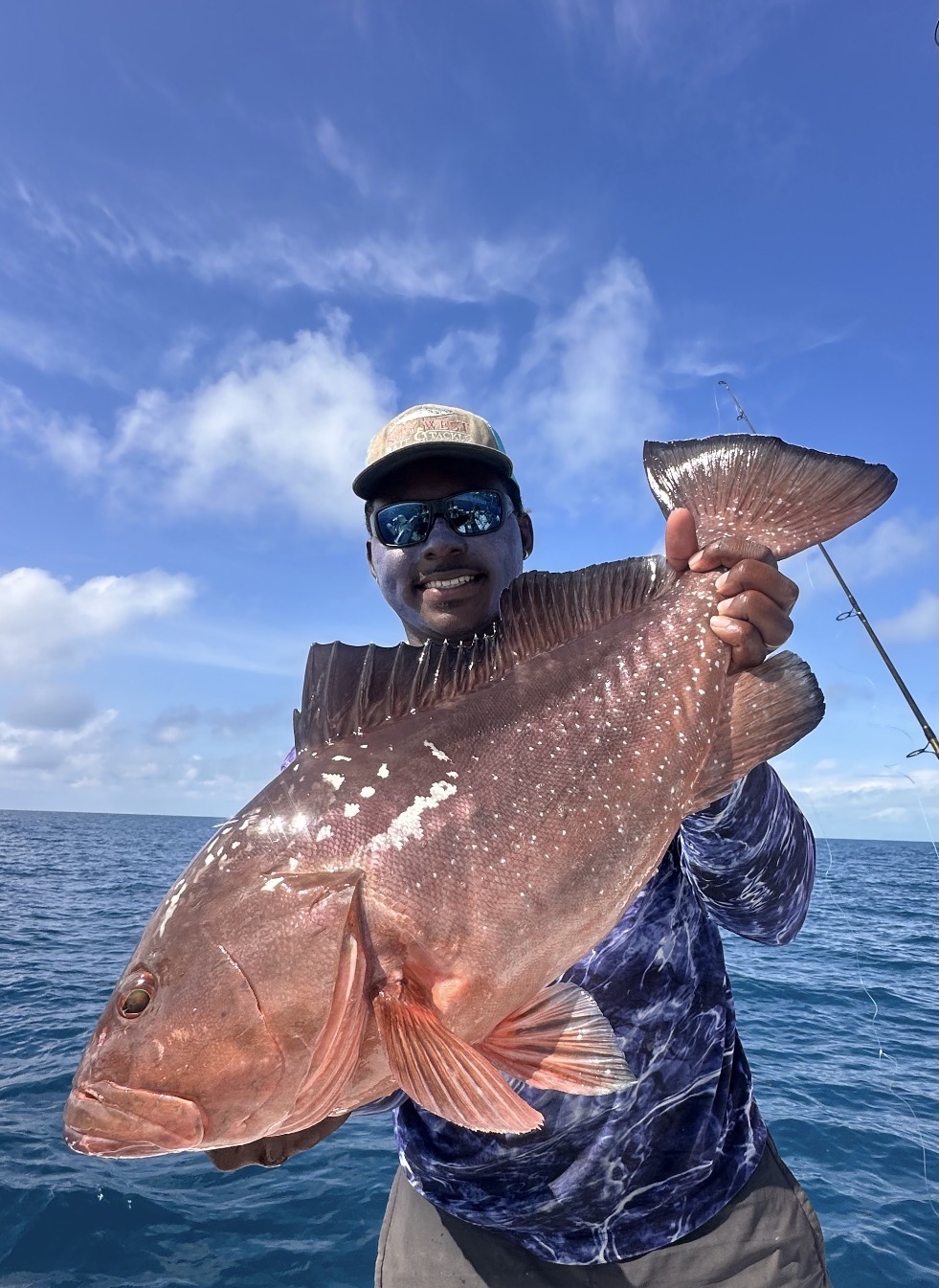An angler fishing in Key West