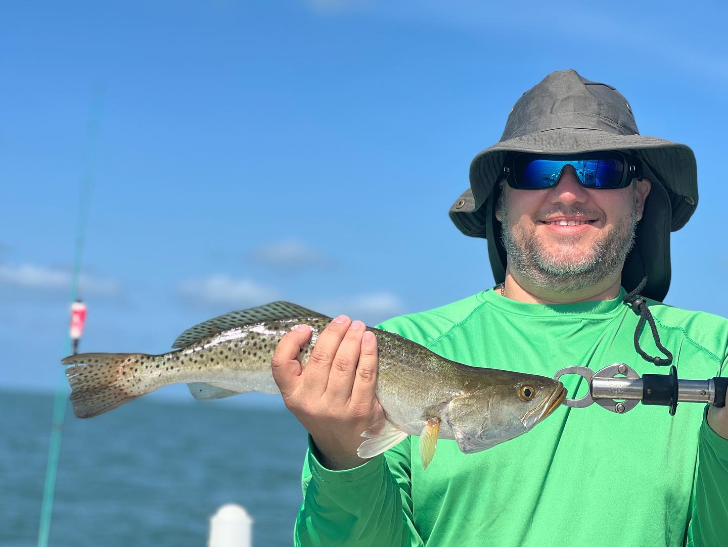 Fisherman with 1 fish in Islamorada