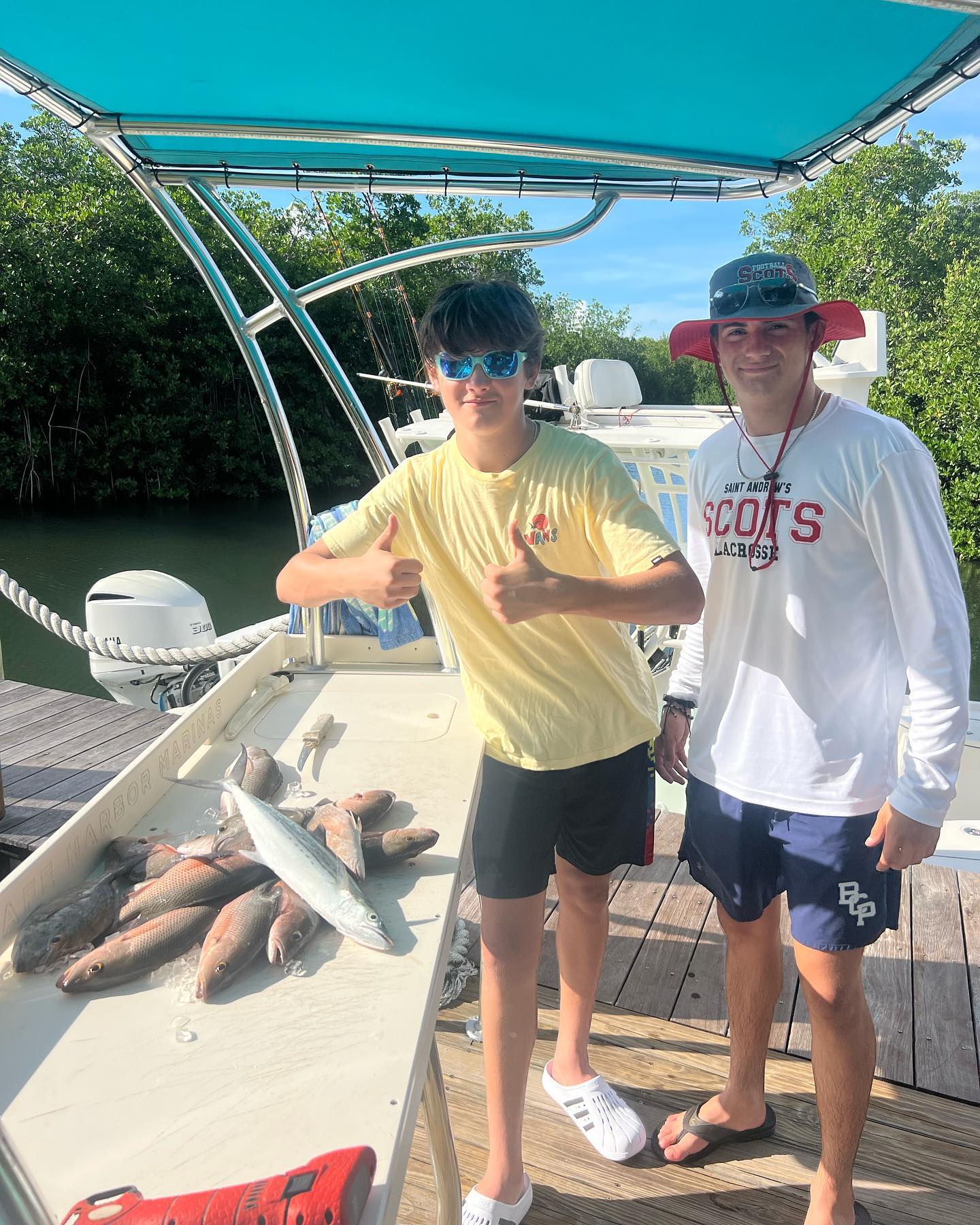 A photo of two people fishing in FL