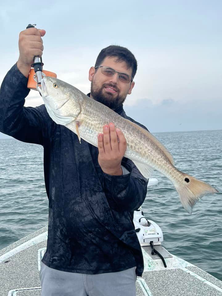 Redfish measuring 21 inches caught in TX