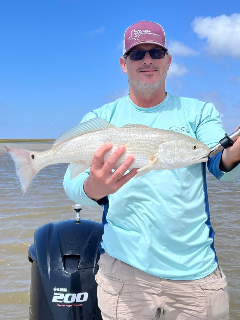 Redfish, 21-inch fish, caught in TX